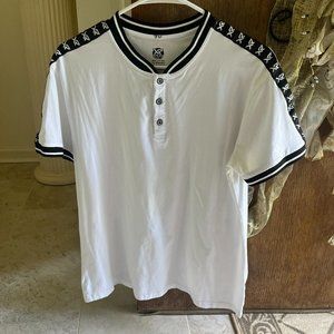 XRAY Polo Shirt (Men's Large - White/Black) (NEW)
